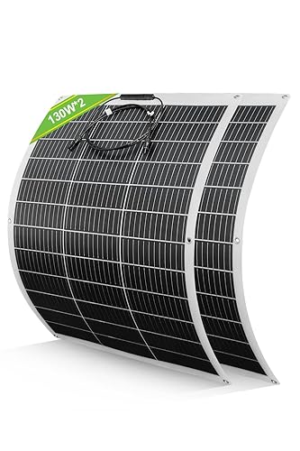 Pannello solare per barca flessibile 2x 130W