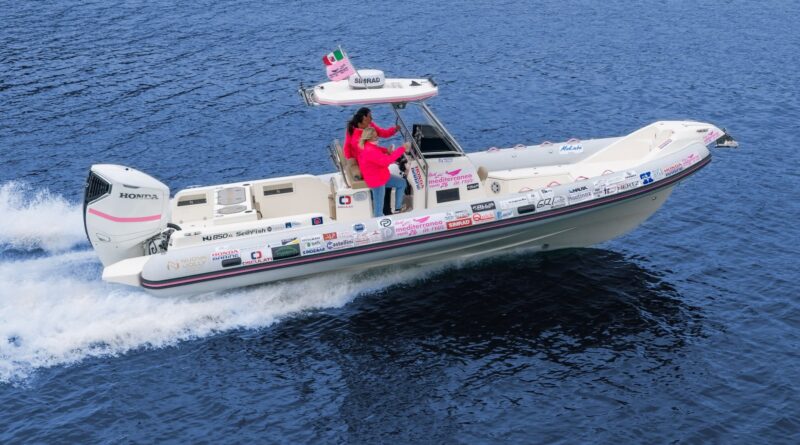 Mediterraneo in rosa 2026: 1.400 miglia in gommone