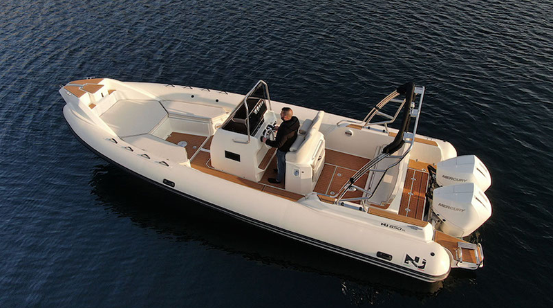 NJ 850 XL visto dall'alto in mare