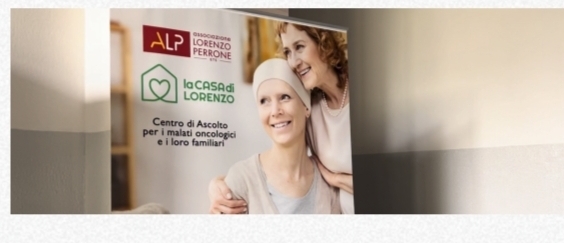 Cartello dell'associazione Lorenzo Perrone